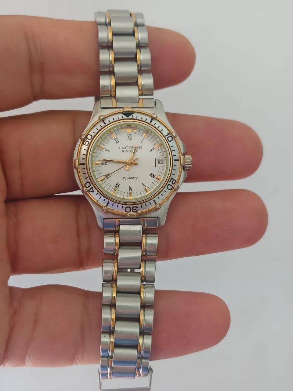 Relógio technos feminino retrô 