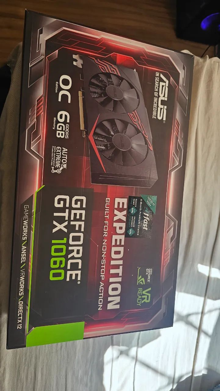 GTX 1060 6GB (ASUS) - Computadores e Desktops - Jardim Alvorada