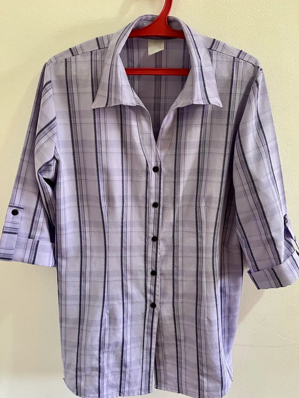 Camisão em Xadrez Lilás.