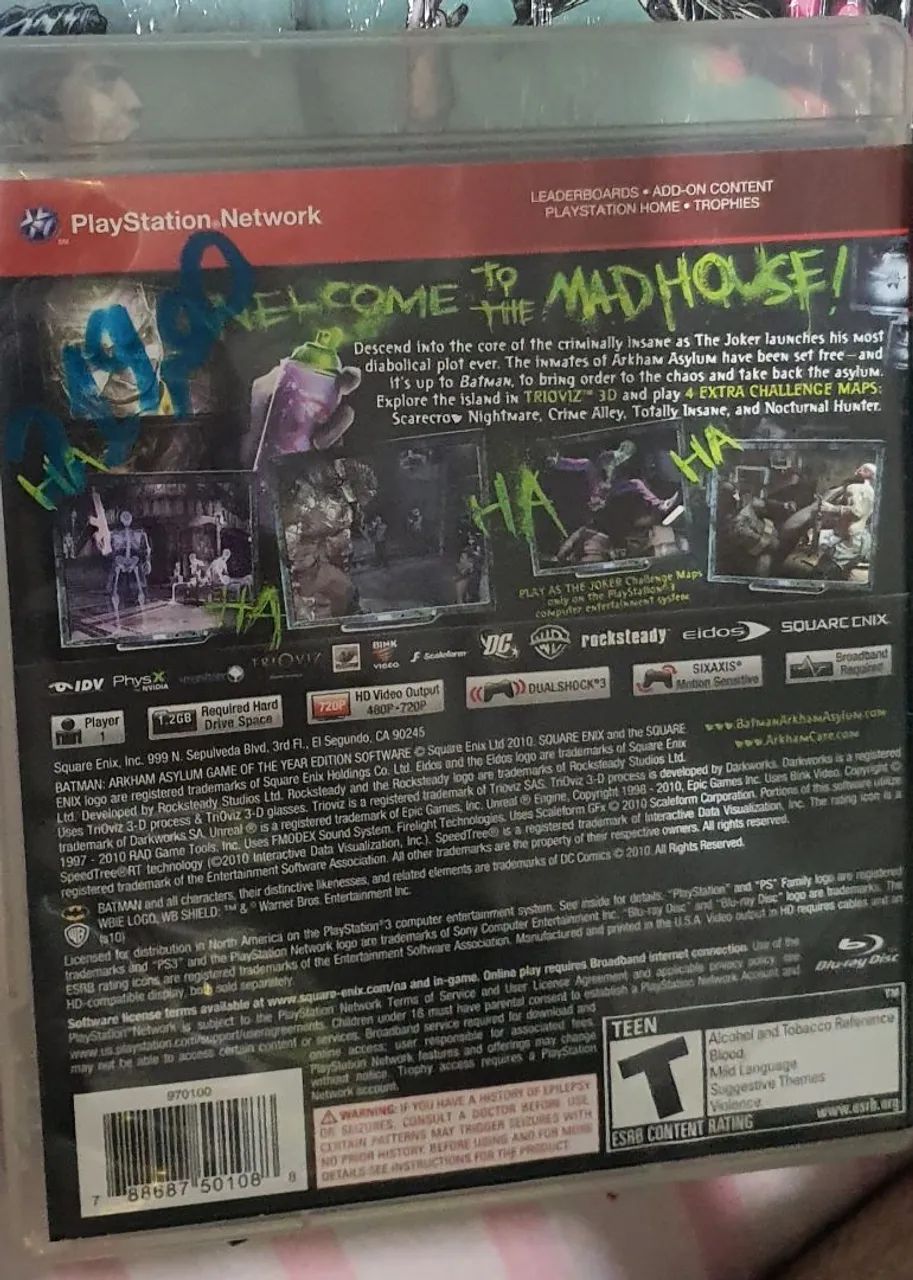 Batman - Arkham Asylum (Playstation 3 / PS3) - Foto 2