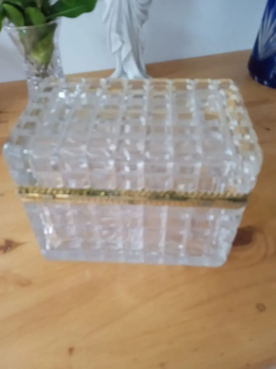 Caixa de cristal antiga - Foto 3