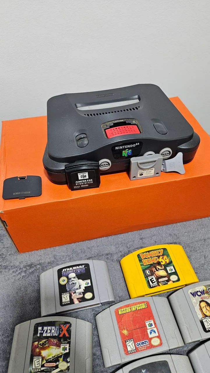 Nintendo 64 + 9 jogos - Foto 4