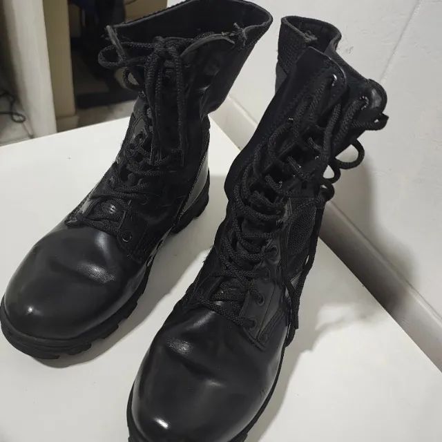 Coturno preto com lona preta  - Foto 2