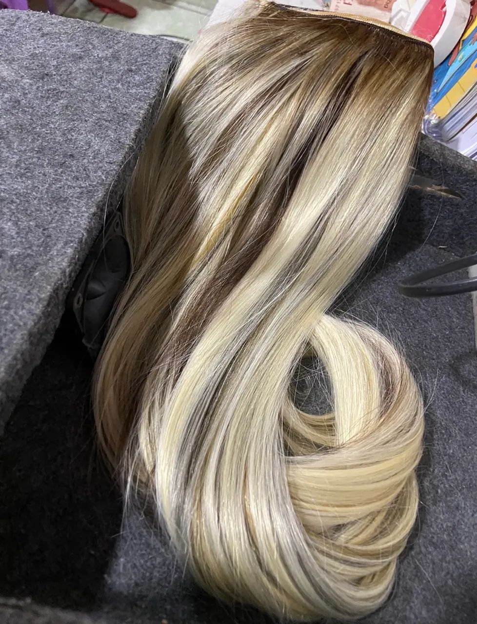 2 Telas Cabelo Russo Premium 70 cm  - Foto 5