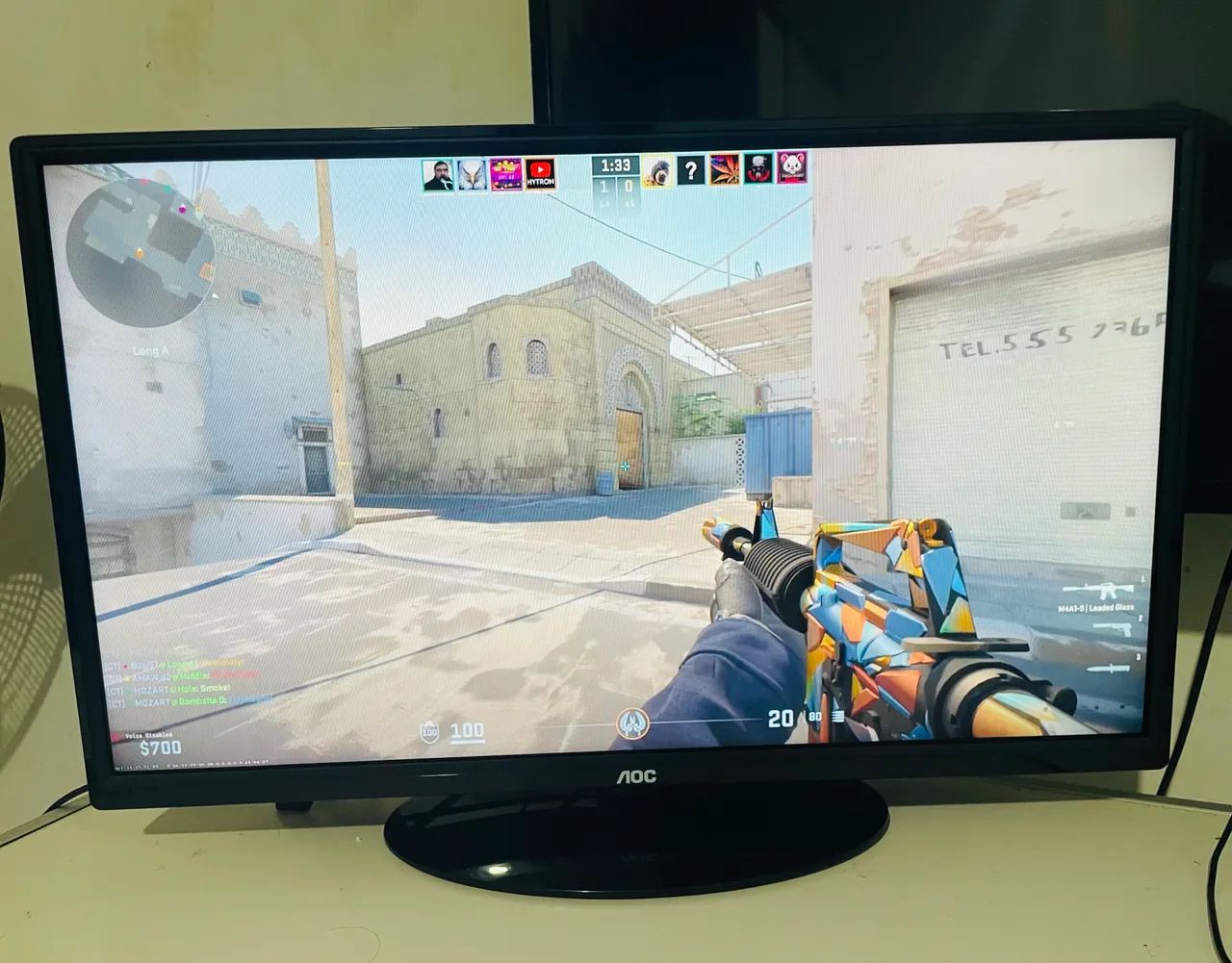 MONITOR AOC 24 LED SEMI NOVO ! - Foto 5