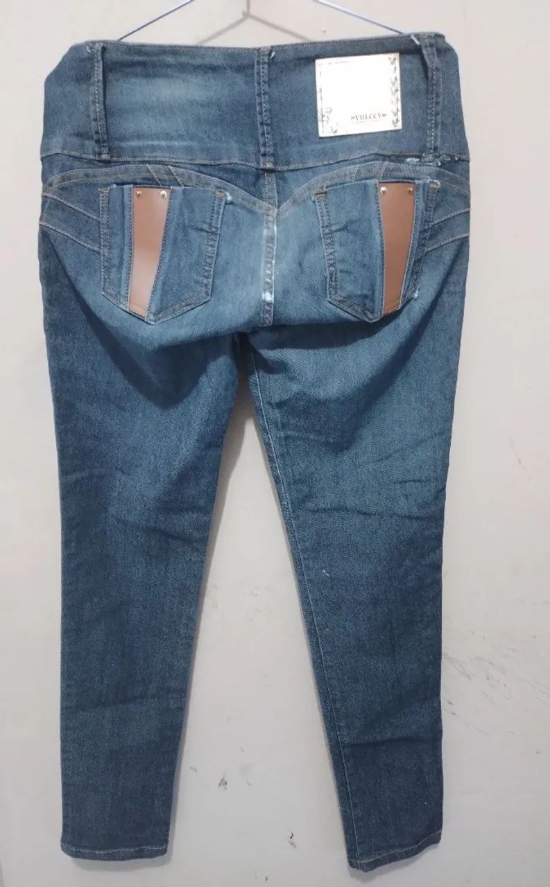 Calça Vulccy 42 feminina com lycra semi-nova  - Foto 4