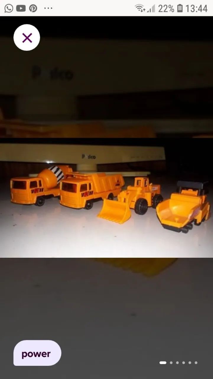 Coleção de tratores miniaturas 