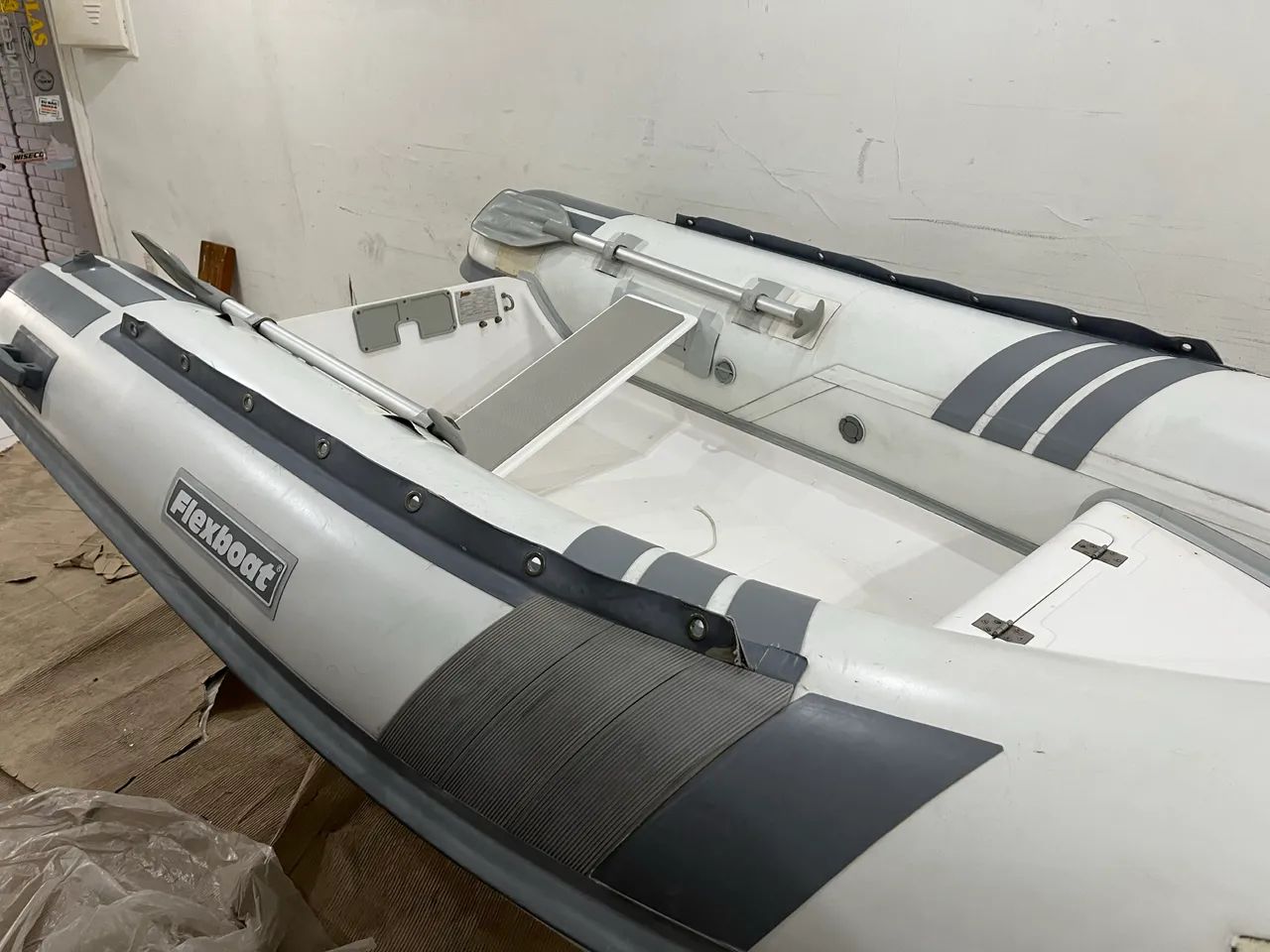 Bote flexboat SR 10 LX Branco - Foto 3