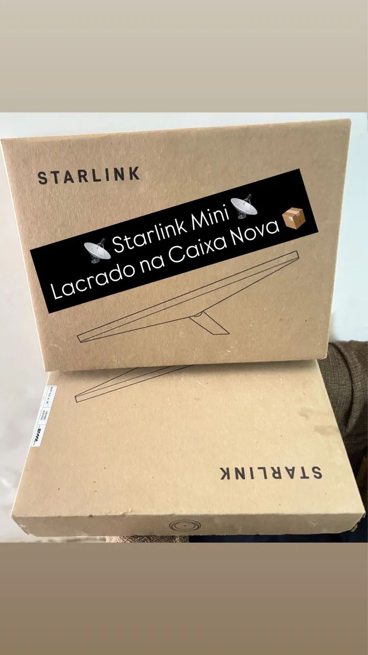 Starlink Mini Lacrado Na Caixa Novo 