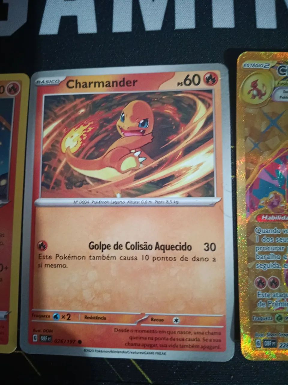 Cartas pokémon tcg Charizard ex , charmander  - Foto 3