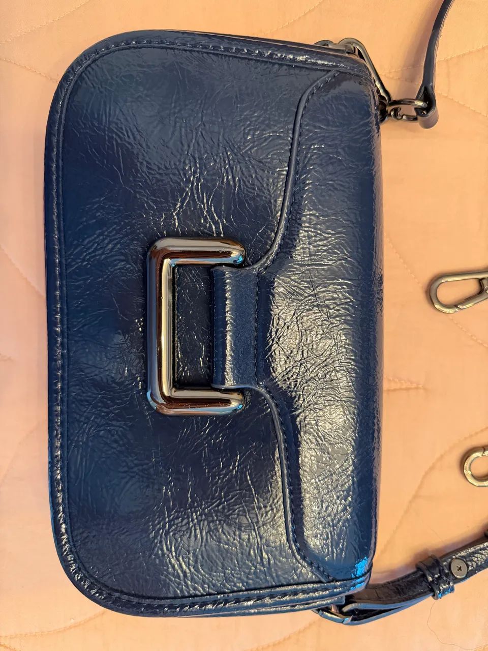 Bolsa Azul Marinho - Zara - Foto 2