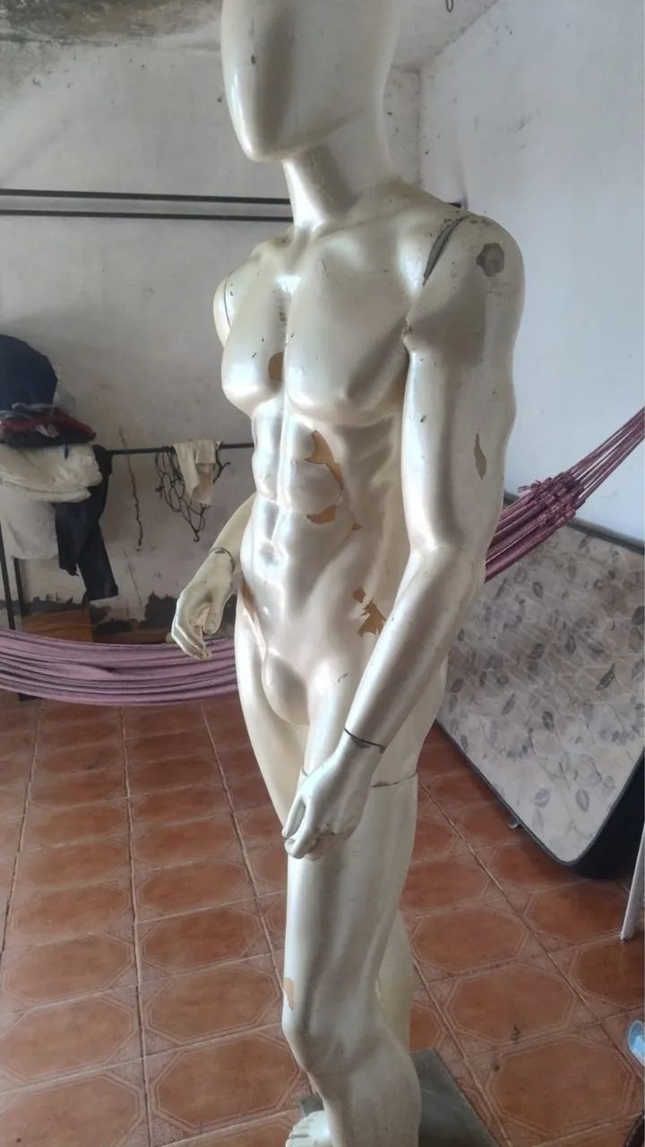 Manequim masculino fibra - Foto 3