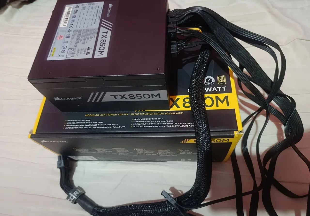 Fonte Corsair TX850M modular 850W - Foto 3