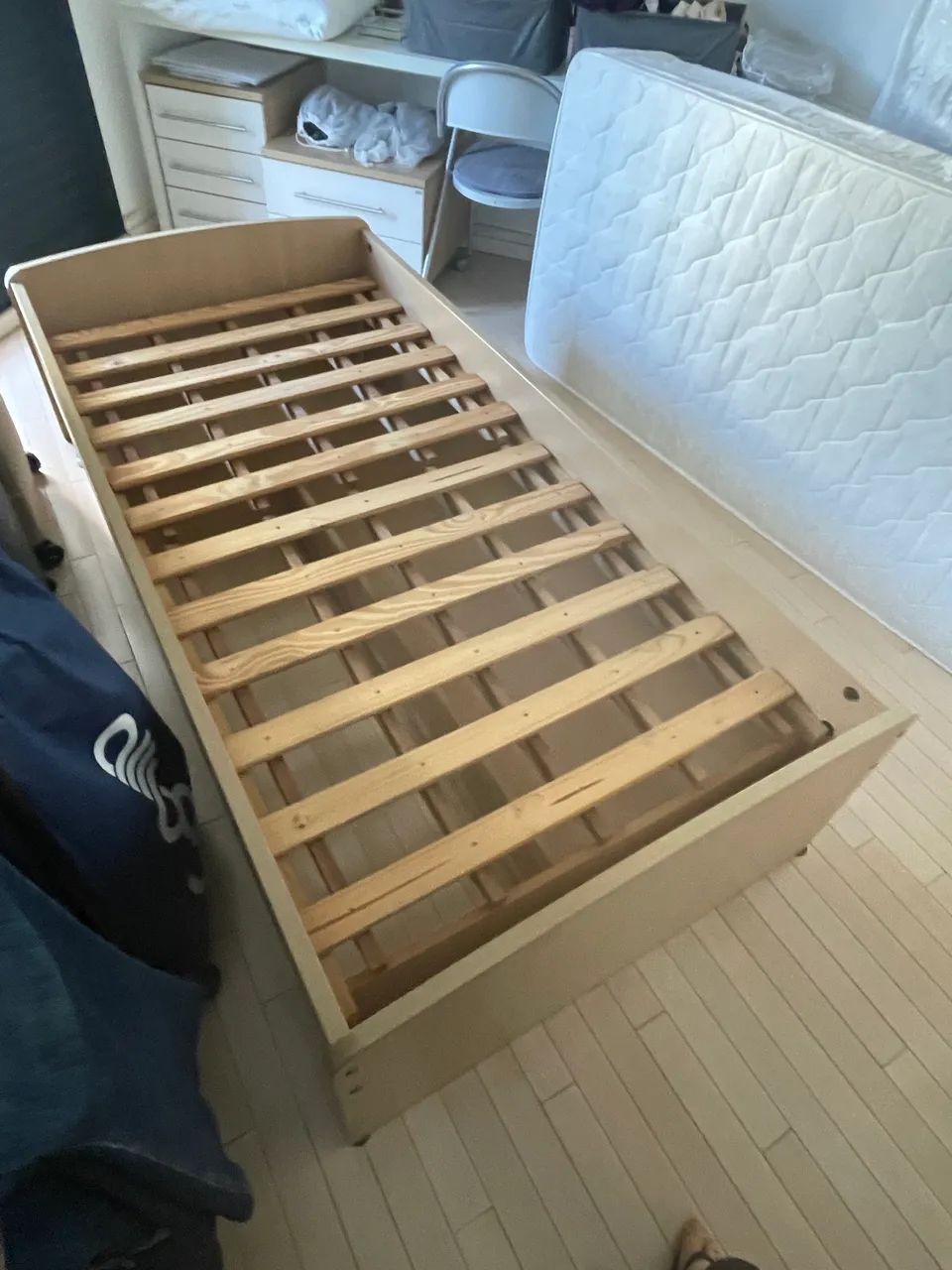 CAMA DA SCA SEMINOVA EM LAMINADO MADEIRA  - Foto 5