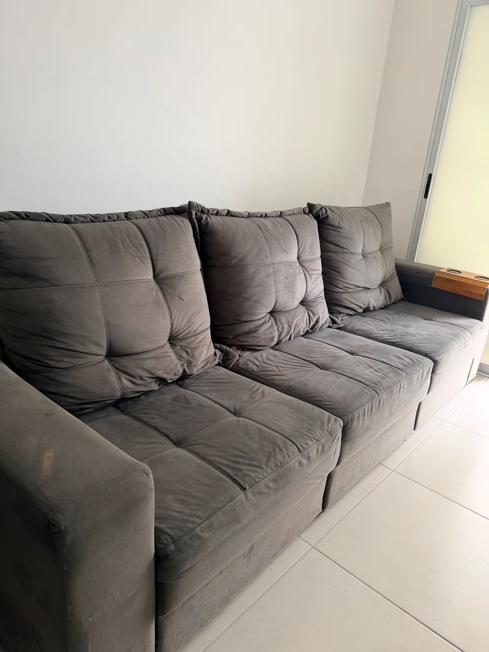 Sofá retrátil 3 lugares - Foto 3