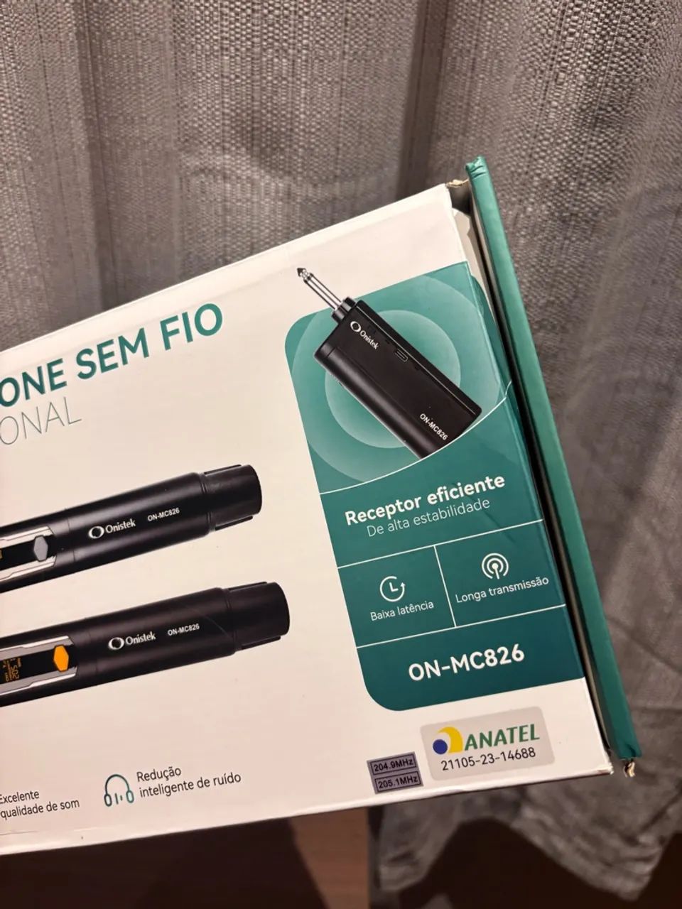 Microfone duplo sem fio profissional  - Foto 2