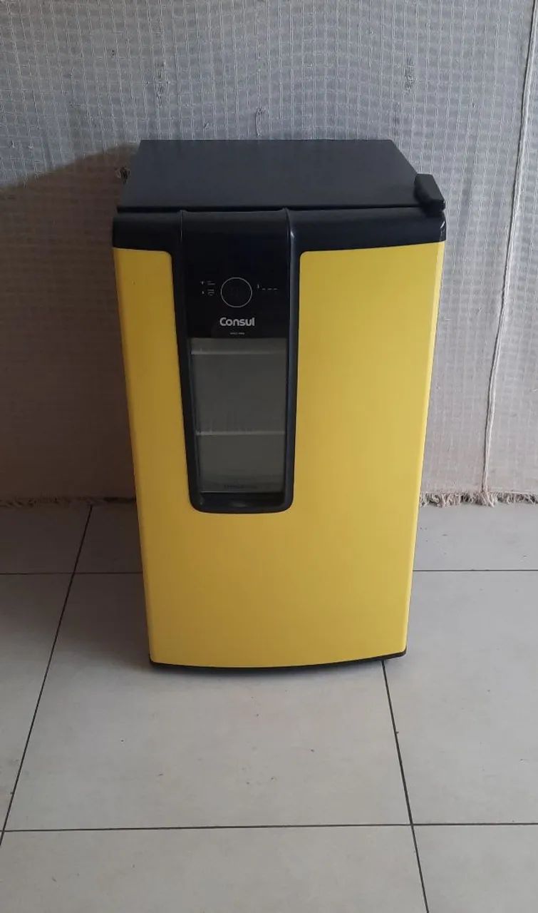 Frigobar cervejeira consul amarelo com luz interna  - Foto 2
