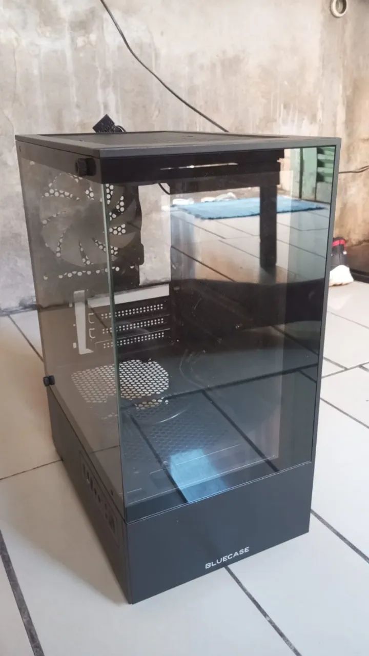Gabinete Pc Blue case 3 Coolers RGB - Frente e Lateral de vidro - Foto 2