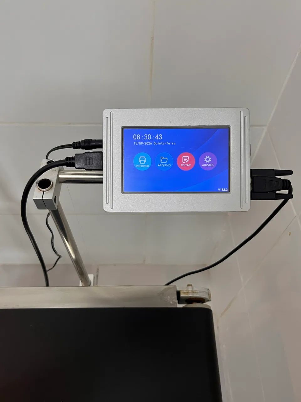 Esteira Transportadora 1,5m com Datadora Inkjet Inklaser - Semi Nova - Foto 4