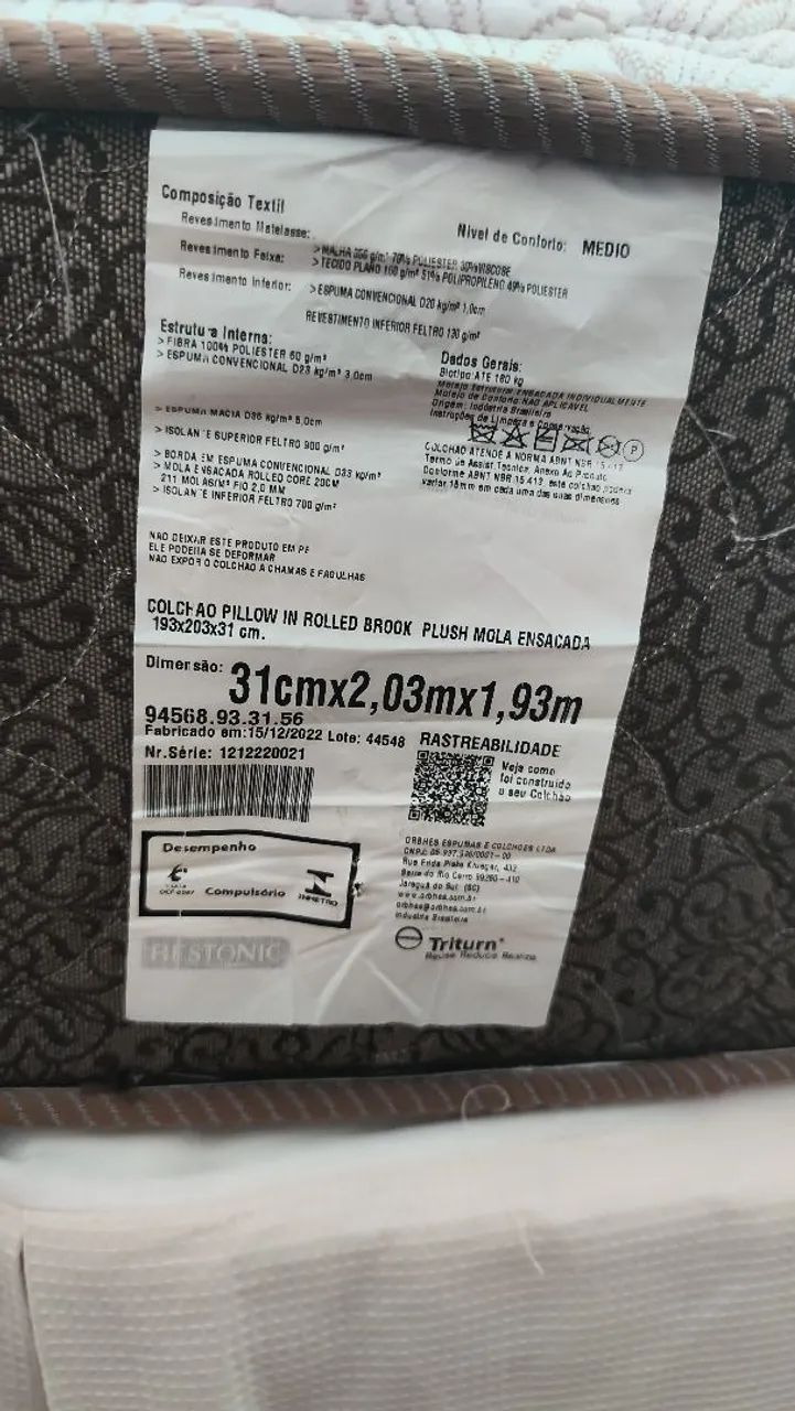 Vende se colchão King, com pouco uso em ótimo estado.