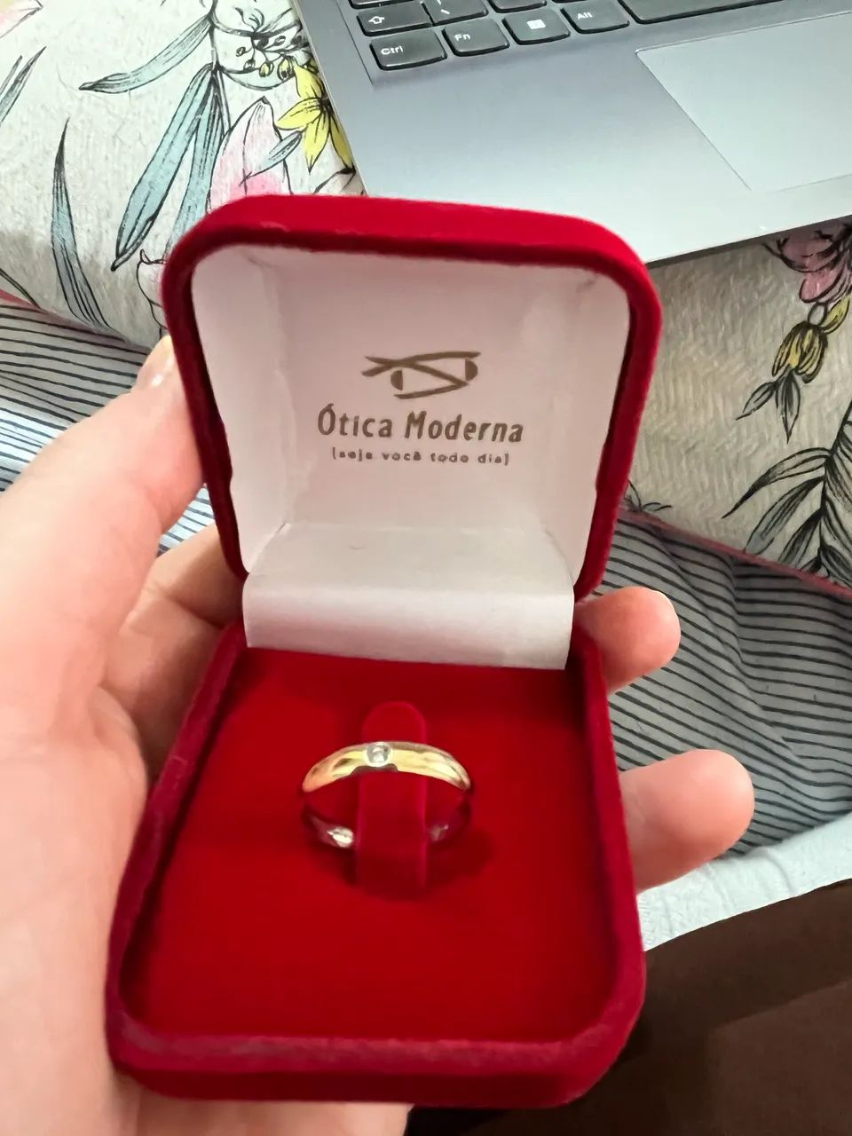 Aliança 18k - Foto 2