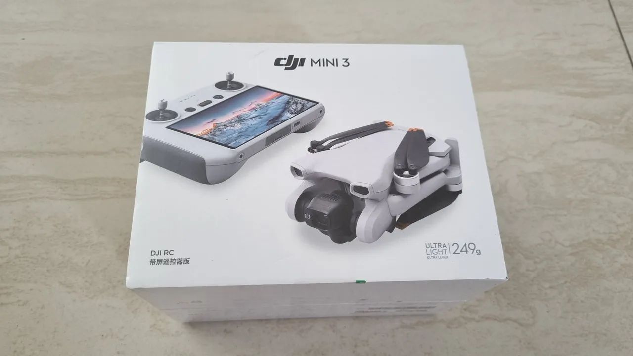 Drone Dji Mini 3 COM TELA, NOVO LACRADO 