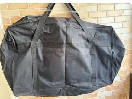bolsa de viagem preta grande