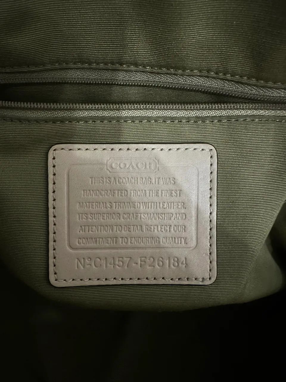 Bolsa Coach Canvas Marrom  - Foto 5