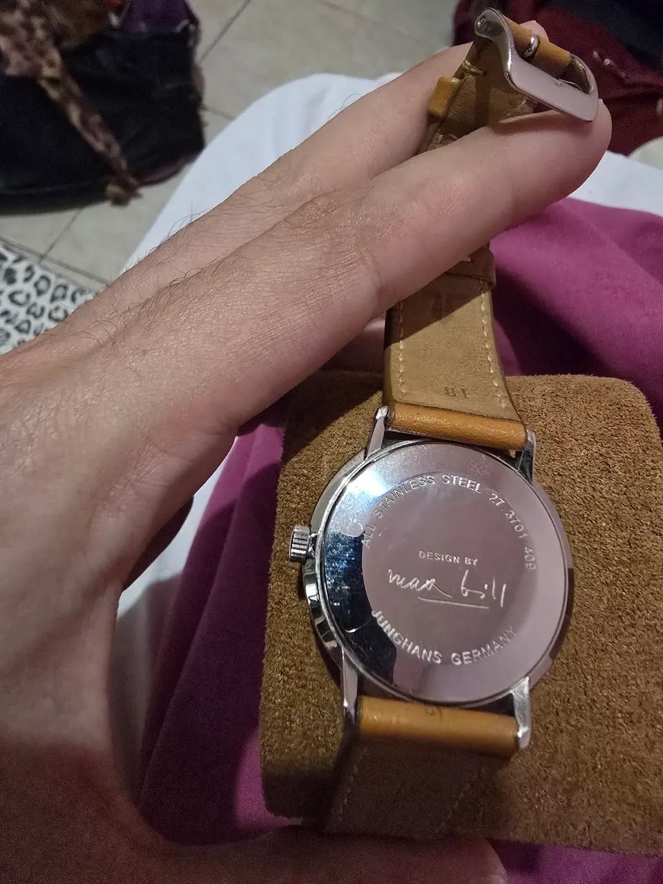 Vendo relógio Junghans Max Bill - Foto 2