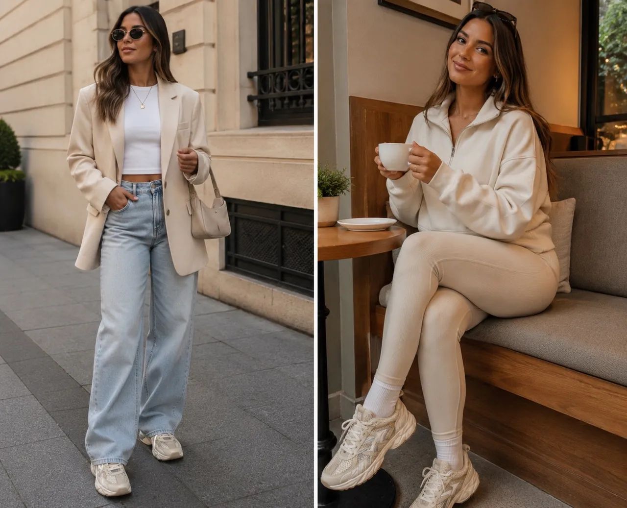 Tênis REEBOK BEGE QUE COMBINA COM TUDO  - Foto 4