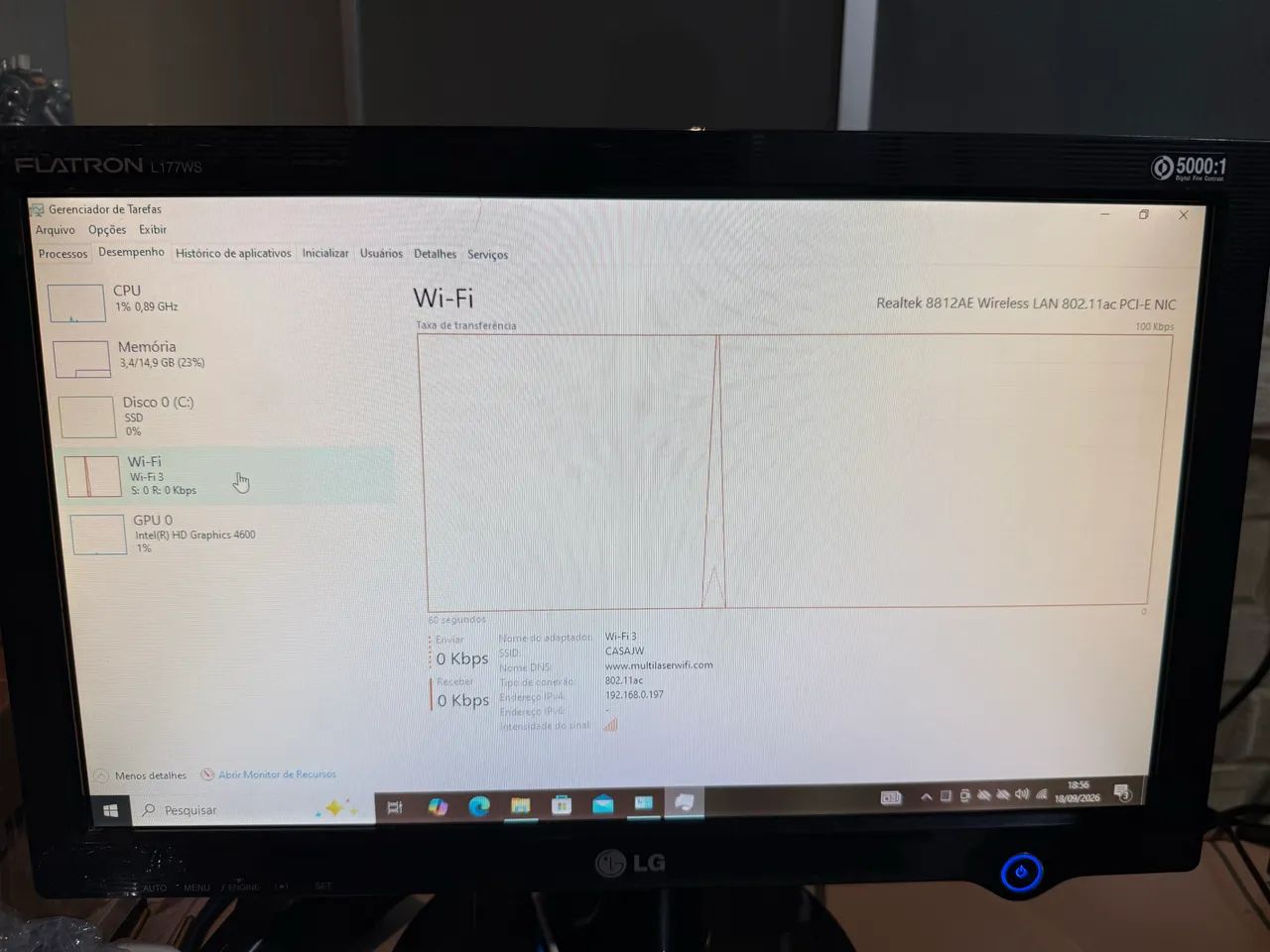Desktop Lenovo i7 16 de ram e 120 SSD  - Foto 3