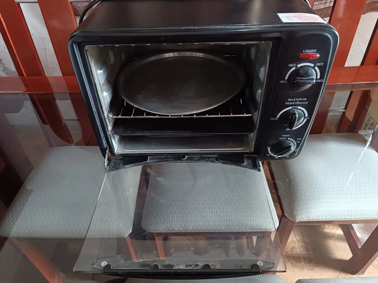 Forno Grande Larg 40cm Elétrico FD-18L Não liga. Problema no Termostato (Bangu) - Foto 3