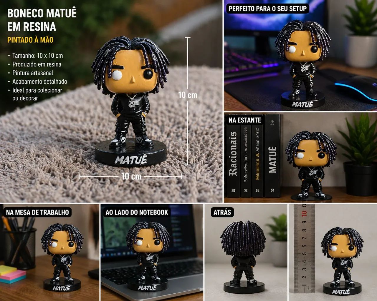 Miniatura matuê - Estilo Funko Pop - Foto 2