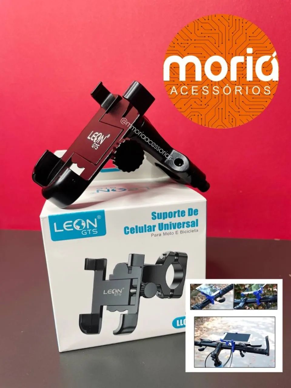 Suporte de Celular para Moto e Bicicleta para Guidon - Foto 2