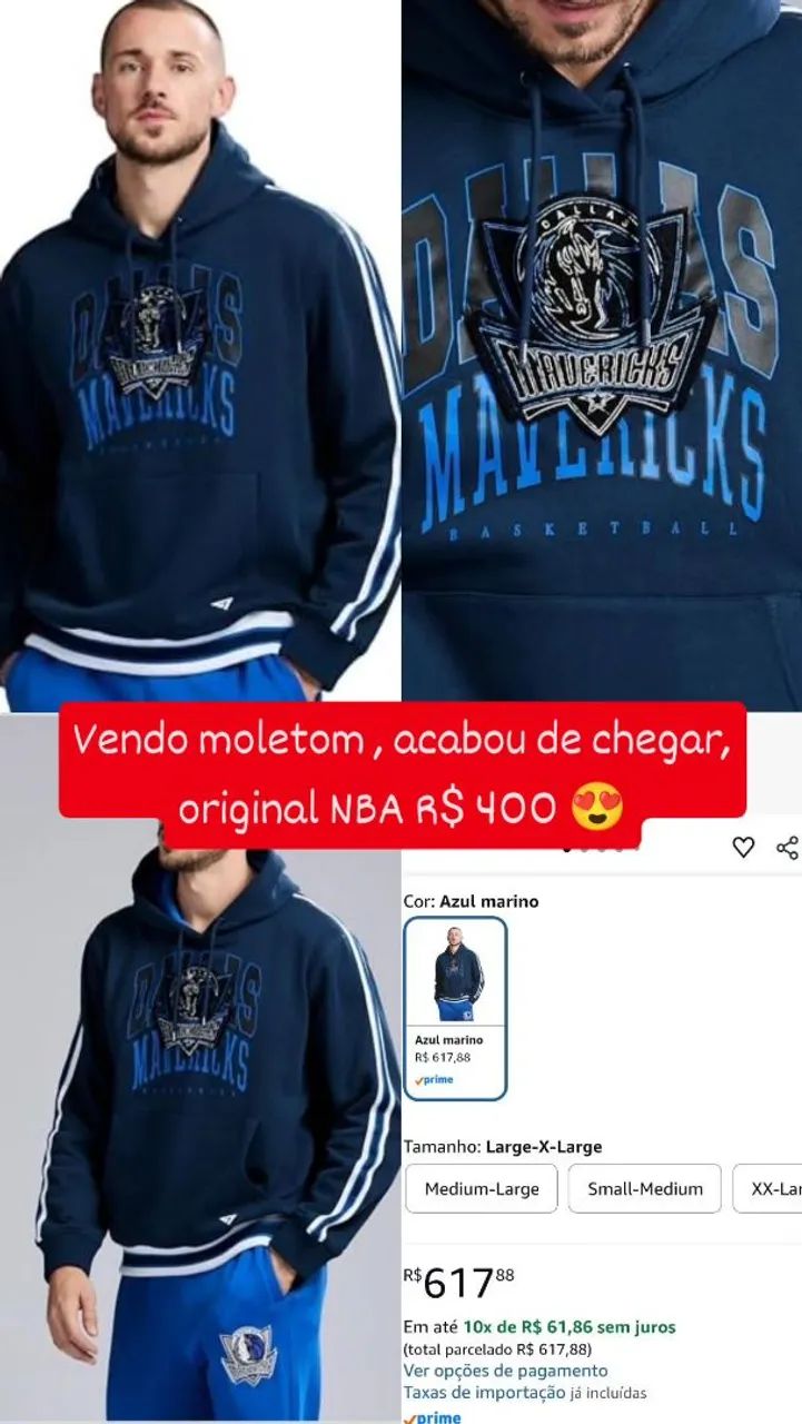 Moletom NBA IMPORTADO  - Foto 5