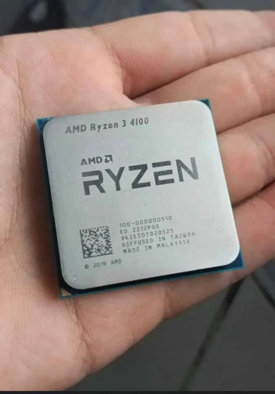 Processador AMD Ryzen 3 4100 - Impecável (8 Meses de Uso) + Caixa e Cooler - Foto 4