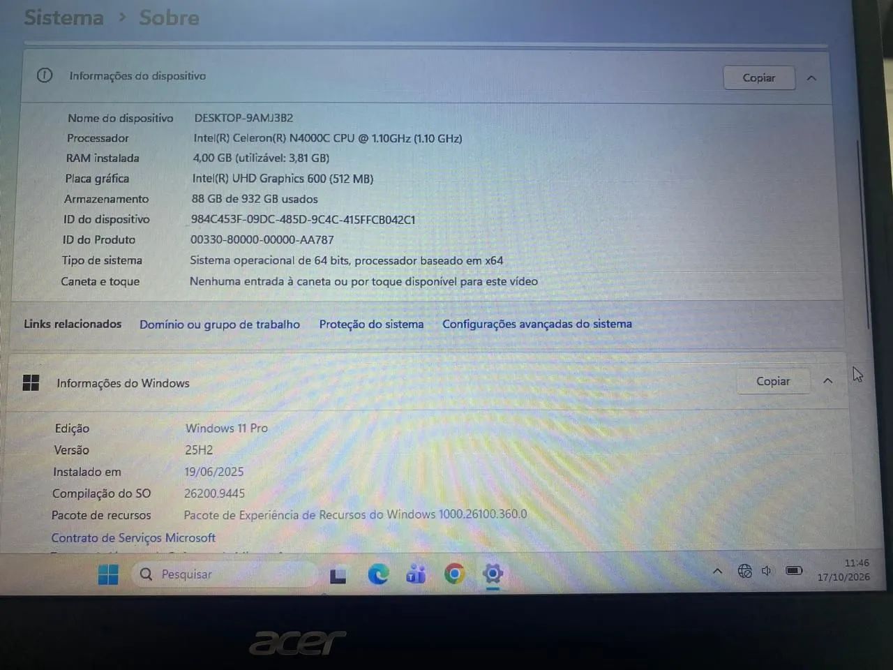 Vendo notebook Acer - Foto 3