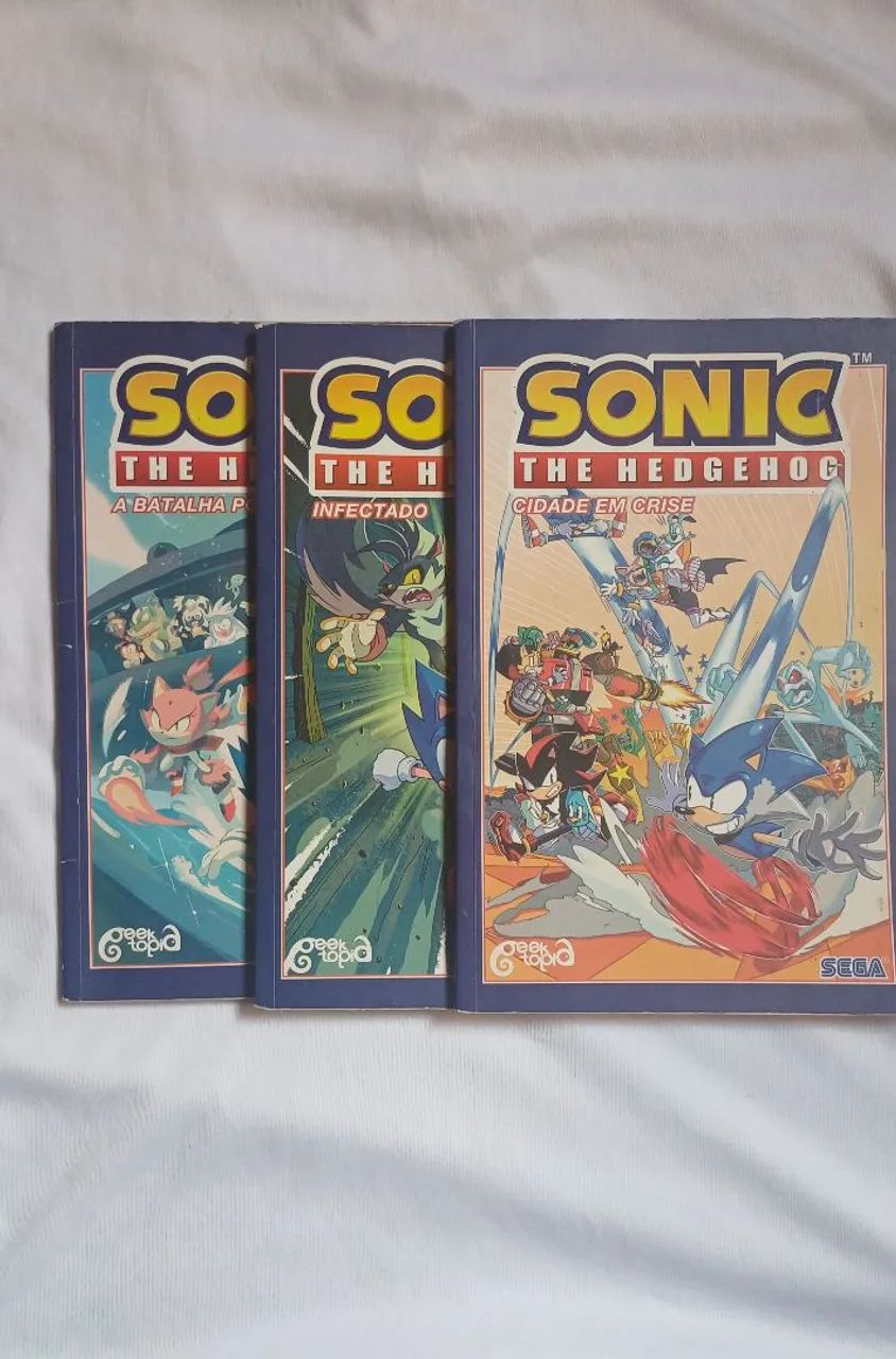 HQs Sonic The Hedgehog Vol. 3, 4 e 5
