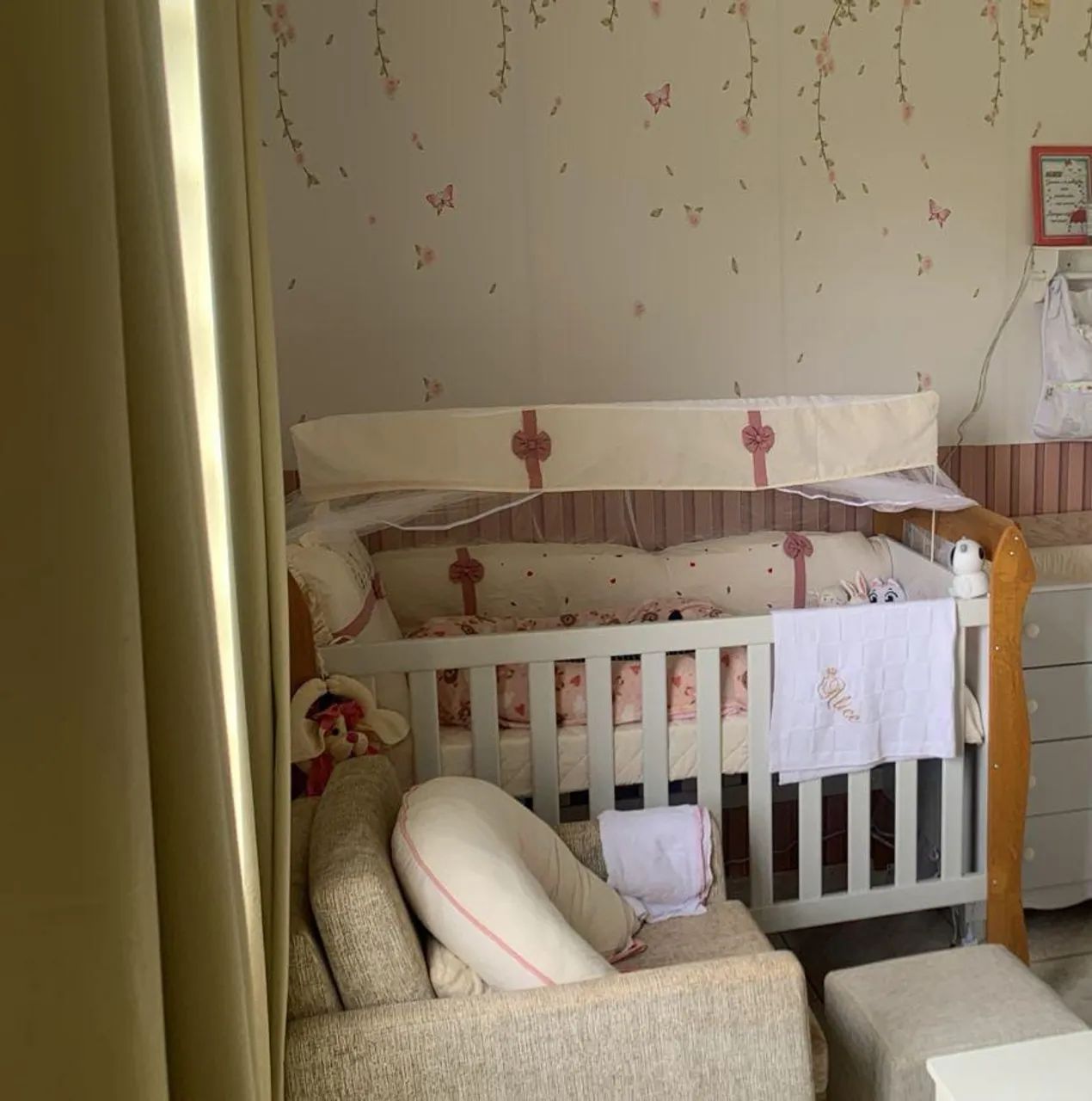 Berço/ mini cama seminovo Tigus Baby - Foto 5