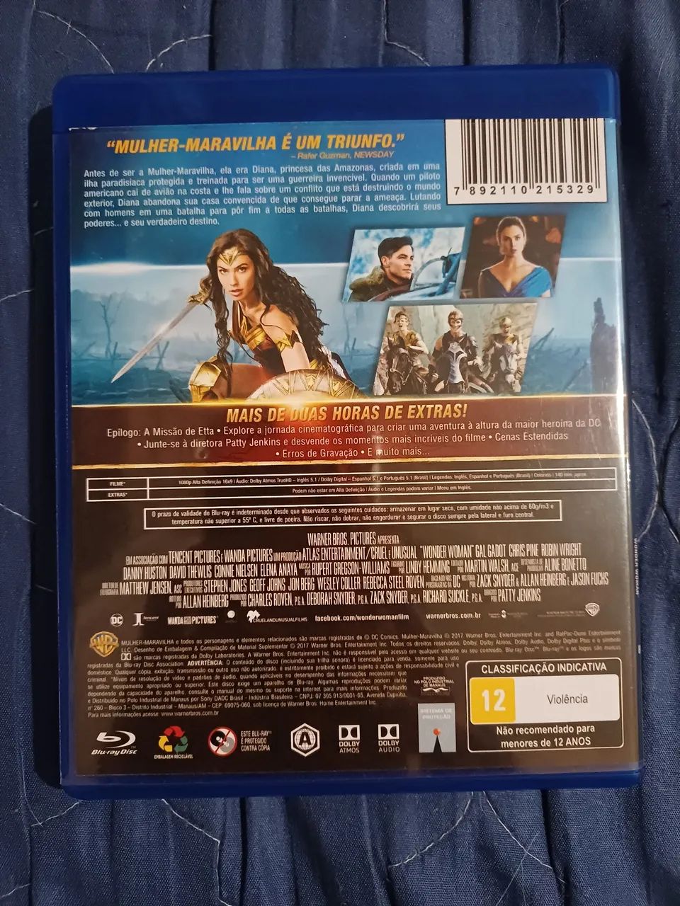 Blu-ray Mulher-Maravilha Filme - Foto 2