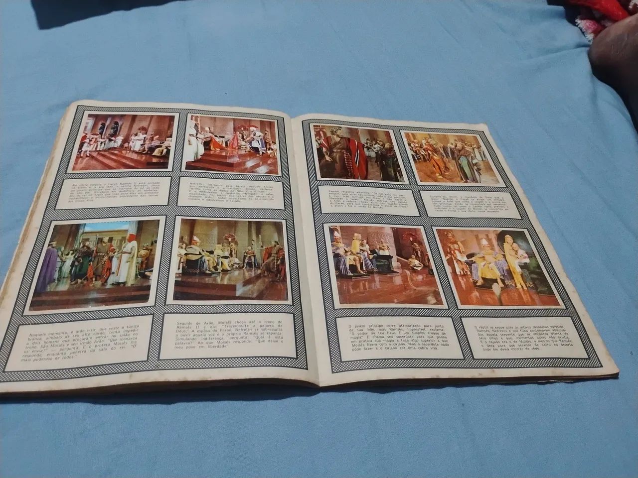 Álbum de figurinhas Os Dez Mandamentos (completo) - Foto 5
