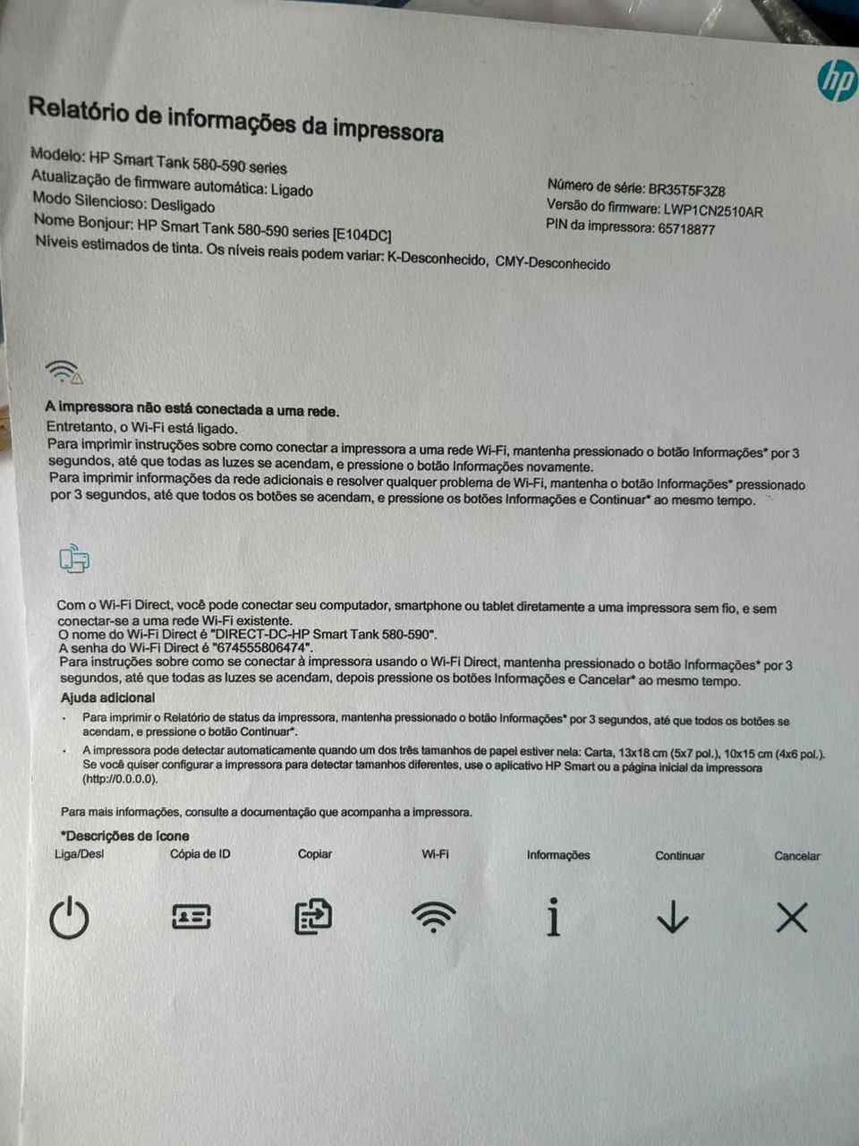 Impressora Hp Smart Tank 581 - Foto 3
