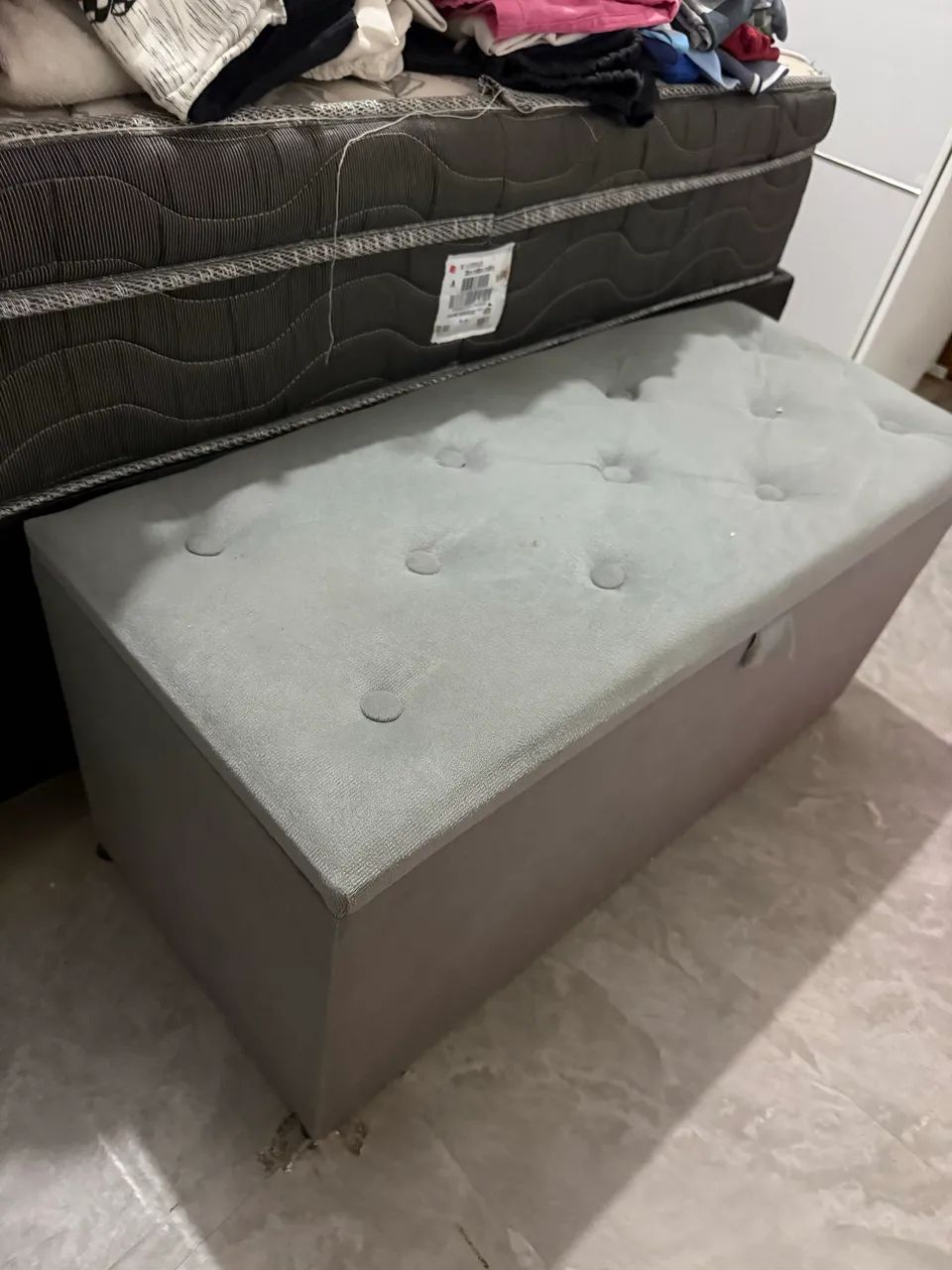 recamier cinza 
