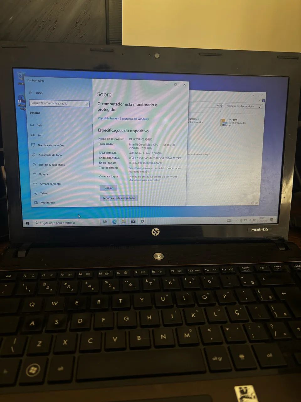 Notebook Probook HP i3 | 4GB RAM - Foto 3