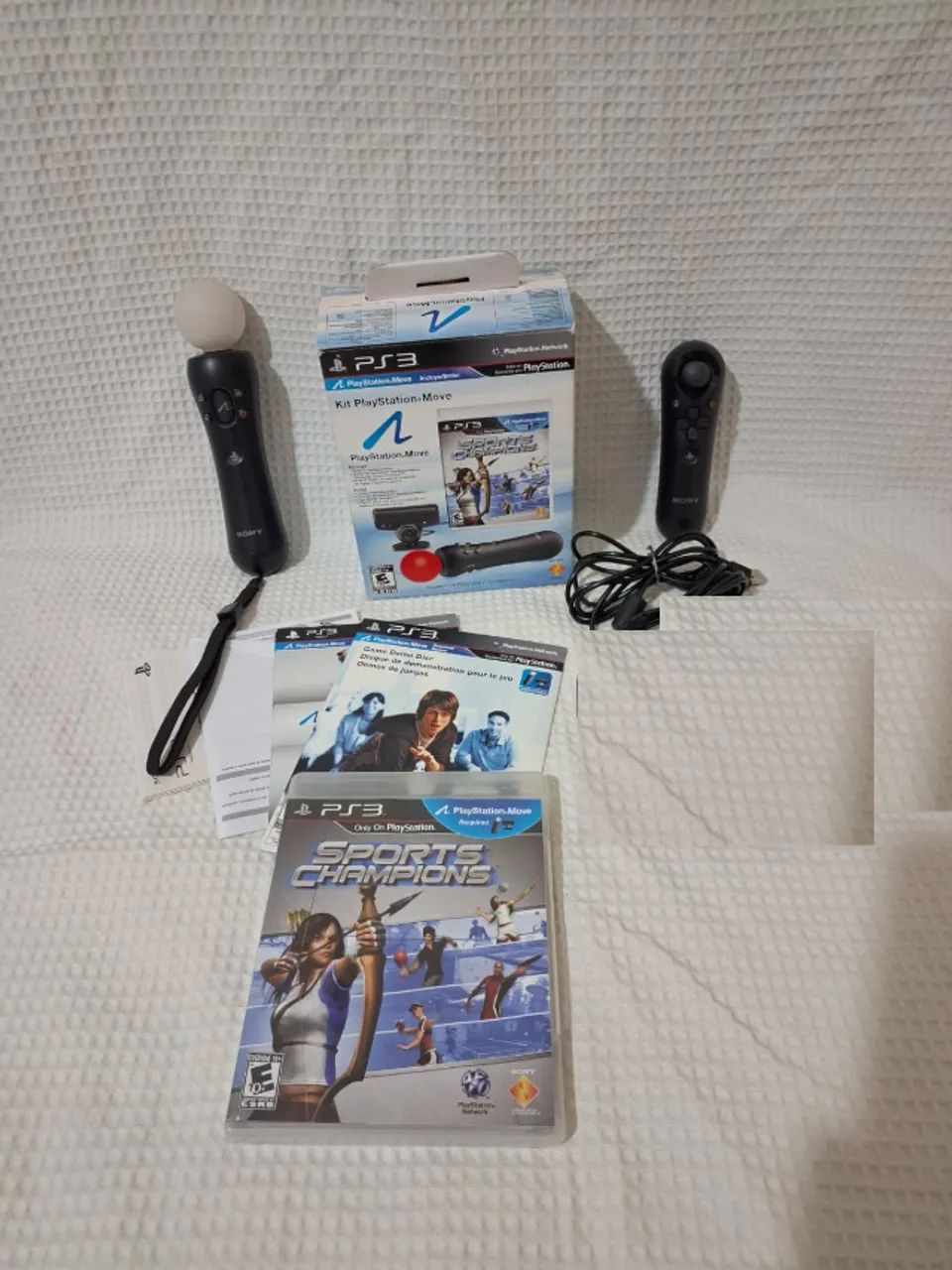 controle playstation 3 move kit na caixa