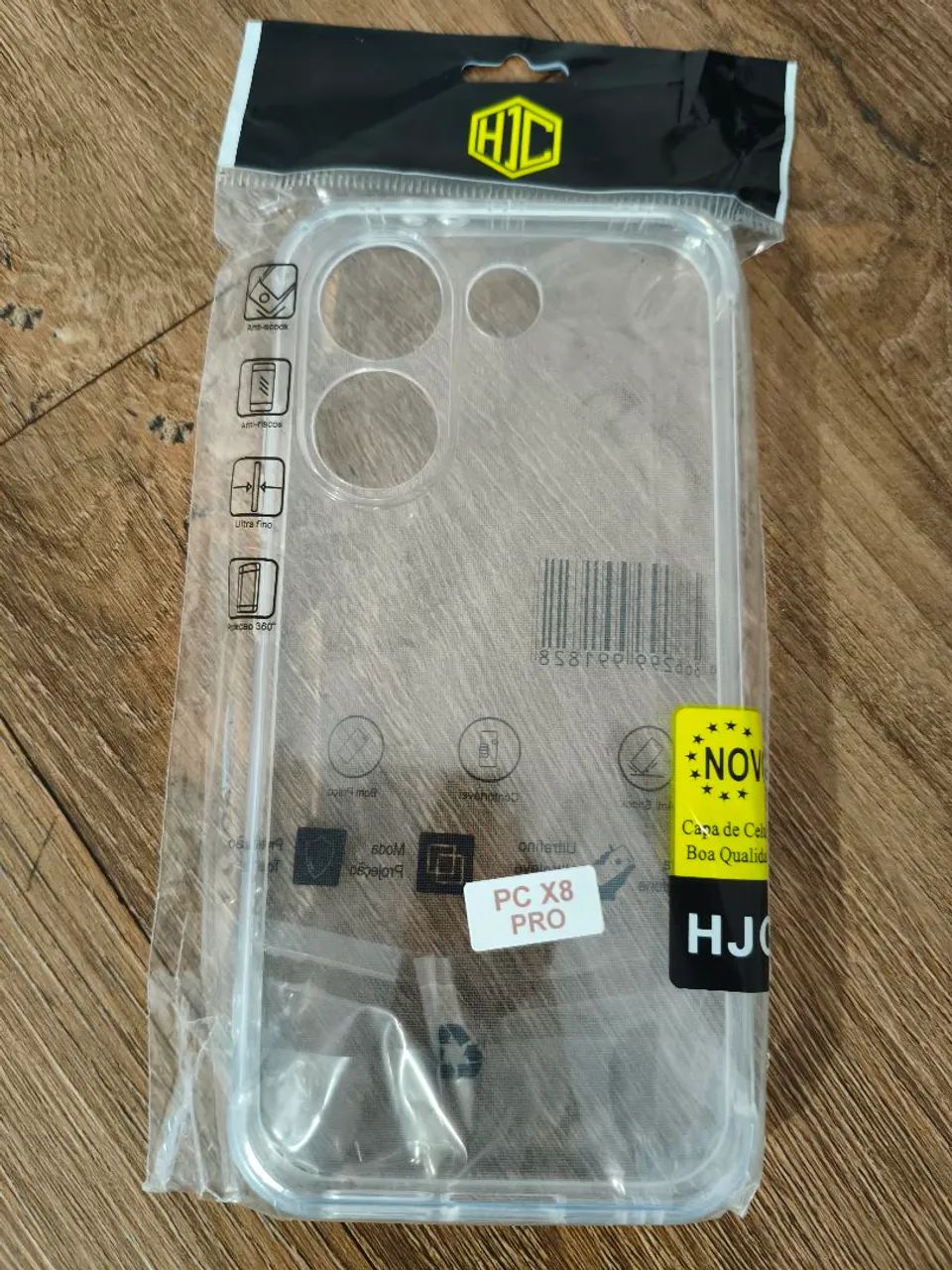 Capa transparente silicone Poco X8 pro