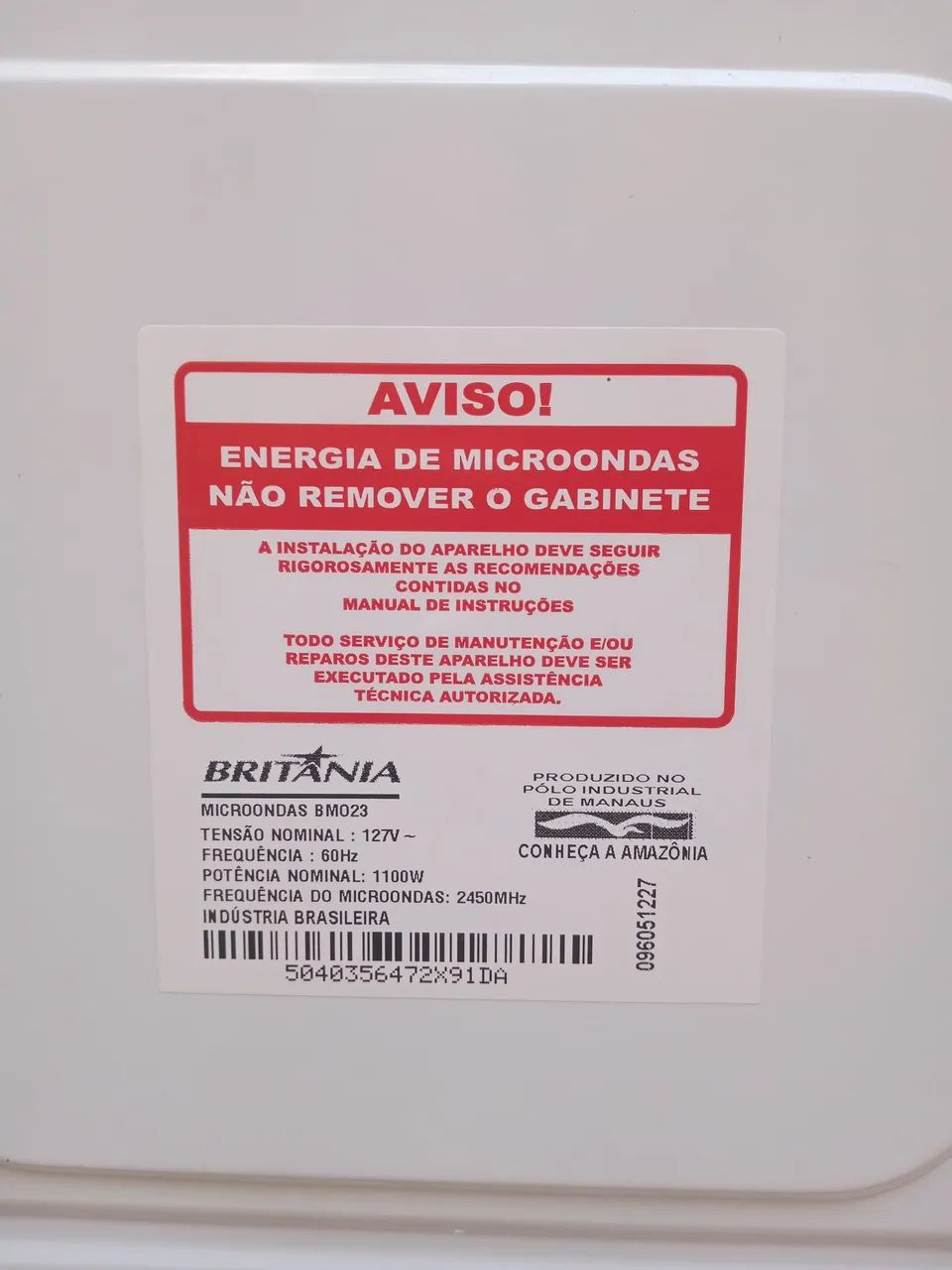 Microondas Britânia 18L - Foto 4