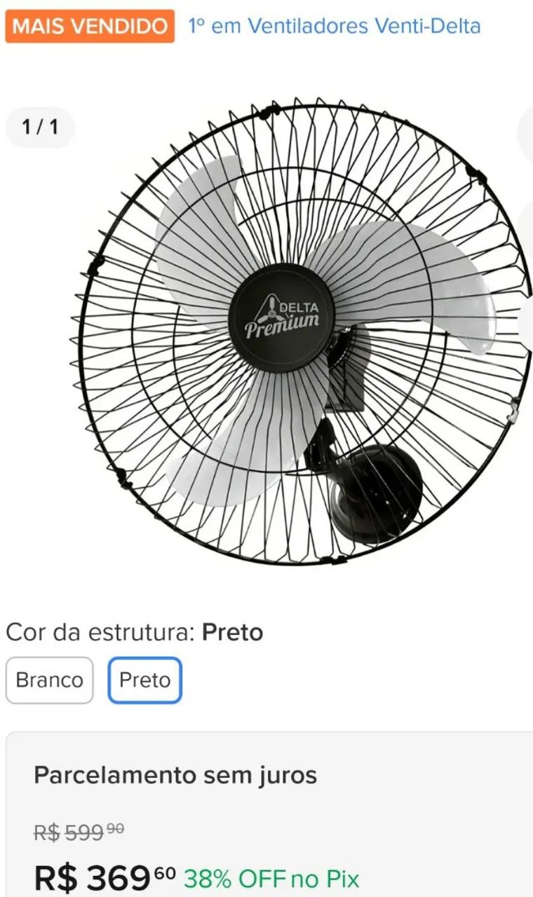 Ventilador parede  - Foto 3