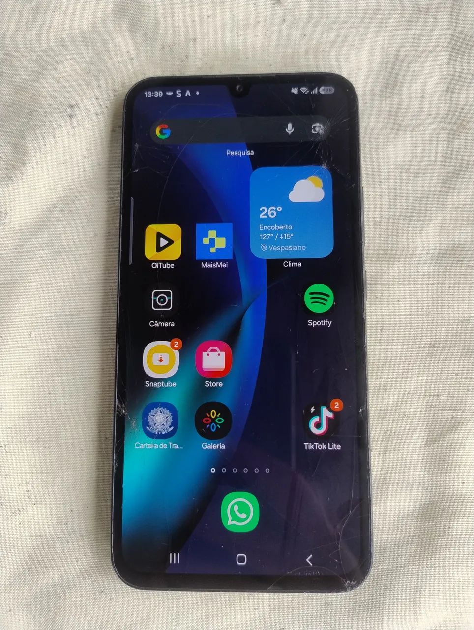 Samsung A34 tela trincada  - Foto 2