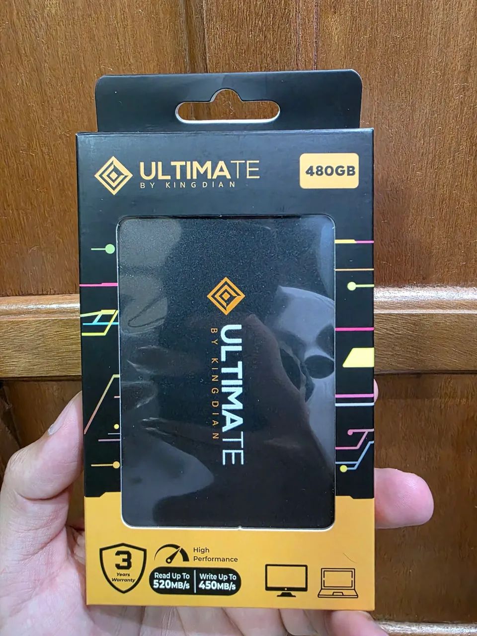 SSD Ultimate KingDian 480GB SATA 2.5" - Saúde 100%